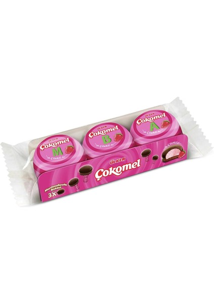 Çokomel Marshmallow Çilekli 36 G