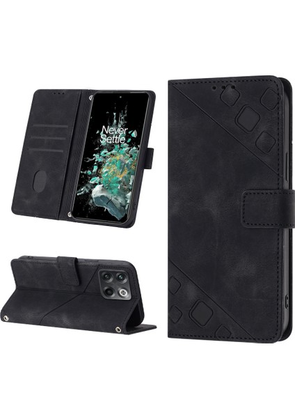 10T 5g Için Deri Cüzdan Flip Stand Telefon Kılıfı - Siyah (Yurt Dışından)