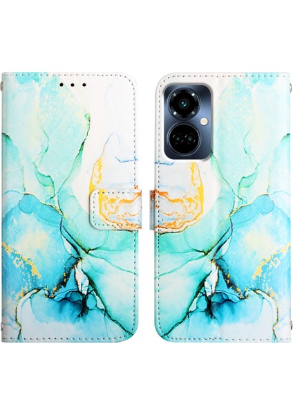 Camon 19 Pro 5g Için Mermer Desenli Pu Deri Cüzdan Telefon Kılıfı - Yeşil (Yurt Dışından) fırsatları