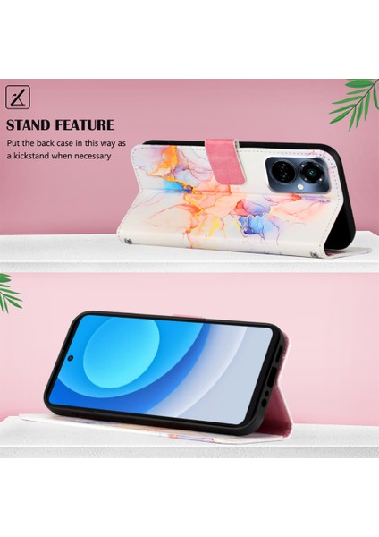 Camon 19 Pro 5g Için Mermer Desenli Pu Deri Cüzdan Telefon Kılıfı - Renkli (Yurt Dışından) indirimleri