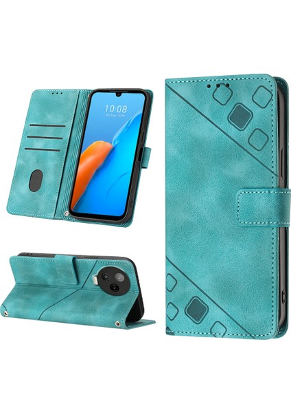 Note 12 Pro 4g Için Deri Cüzdan Flip Stand Telefon Kılıfı - Yeşil (Yurt Dışından)