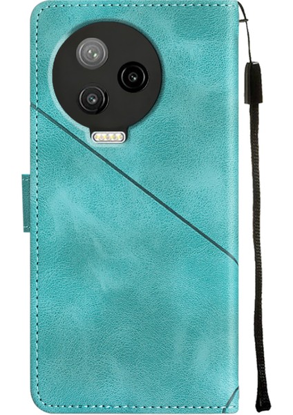 Note 12 Pro 4g Için Deri Cüzdan Flip Stand Telefon Kılıfı - Yeşil (Yurt Dışından)