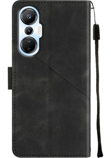 Hot 20S / 20PRO X6827 Için Deri Cüzdan Flip Stand Telefon Kılıfı - Siyah (Yurt Dışından)
