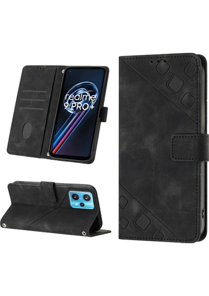 9 Pro+ 5g Için Deri Cüzdan Flip Stand Telefon Kılıfı - Siyah (Yurt Dışından) modelleri