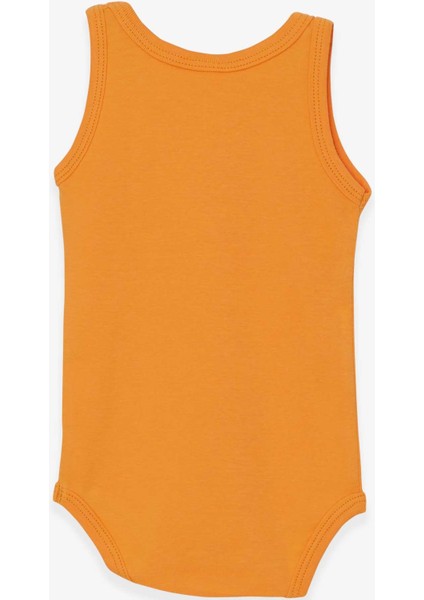 Kız Bebek Çıtçıtlı Body 9 Ay-3 Yaş, Hardal Sarı