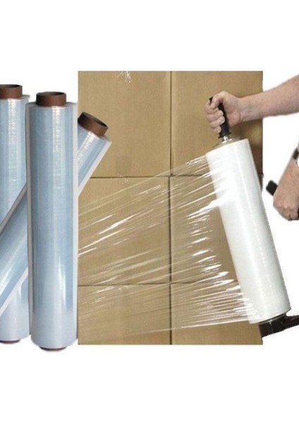 Palet Streç Sanayi Tipi 17 Mikron 2700 gr 300M