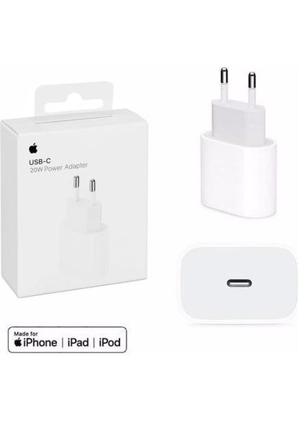 iPhone 11/12/13/14 Pro Max Tüm Serilere Uyumlu Hızlı 20W Usb C Adaptör Başlık