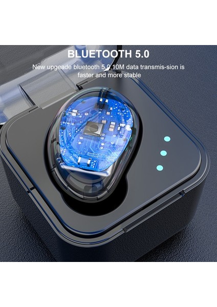 M-B8 Mini Görünmez Kulak Içi Kablo Bluetooth Kulaklık (Yurt Dışından)