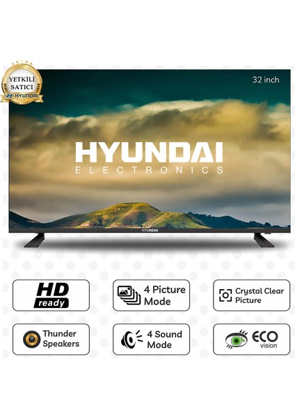 32HYN2000 32'' 81 Ekran Full Hd Kendinden Uydulu Ready D-Led Tv