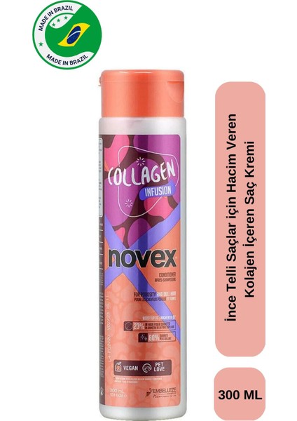 Collagen Infusıon - Ince Telli Saçlar Için Hacim Veren Içeren Saç Kremi 300ml