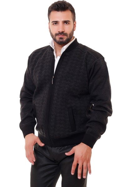 Erkek Siyah Çelik Örgü Triko Mont fiyatları