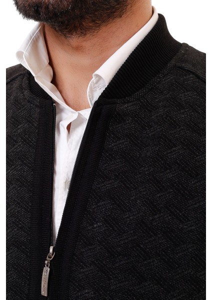 Erkek Siyah Çelik Örgü Triko Mont indirimleri