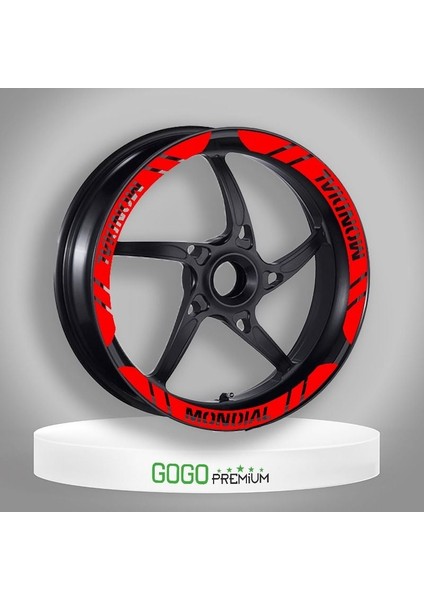 Mondial Drift 125 L Jant Şeridi Geniş Kırmızı