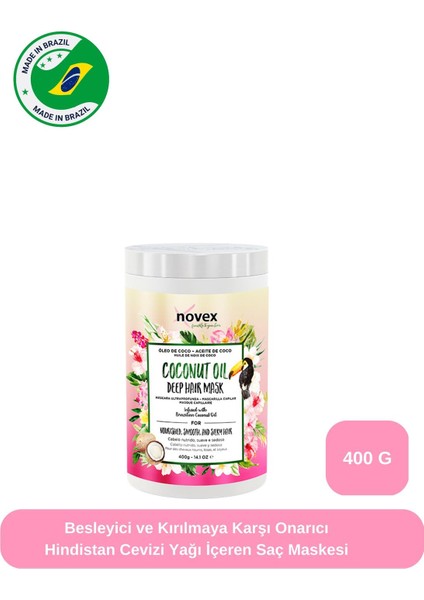 Coconut Oil - Besleyici Ve Kırılmaya Karşı Onarıcı Hindistan Cevizi Yağı Içeren Saç Maskesi 400g