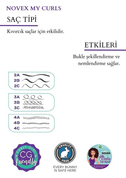 My Curls - Dalgalı Saçlar Için Bukle Belirginleştirici, 7 Çeşit Nutri Yağ Ve Kızılcık Içeren Durulanmayan Saç Bakım Kremi 500g
