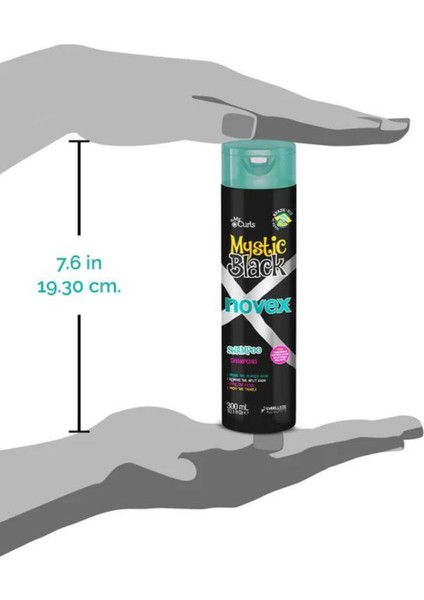 Mystıc Black - Yıpranmış Kuru Saçlar Için Saç Uçlarını Onarıcı Baobab Yağı Içeren Şampuan 300ml