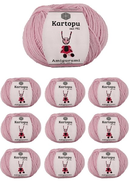 10 Adet Amigurumi El Örgü Ipi 50GR 768