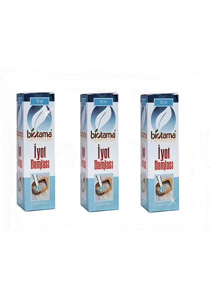 Iyot Damlası 50 ml x 3 Adet