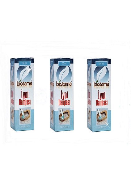 Iyot Damlası 50 ml x 3 Adet
