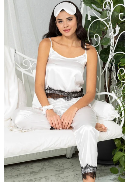 For You Sleepwear 5'li Dantel Detaylı Atlet Pantolon Takım S27647