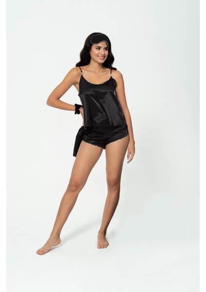 5'li Leopar Biyeli Taş Detaylı Atlet Şort Takım S27646 fiyatları