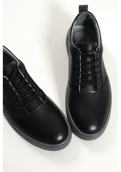 Hakiki Deri 1326-S Siyah Erkek Spor Ayakkabı & Sneaker modelleri