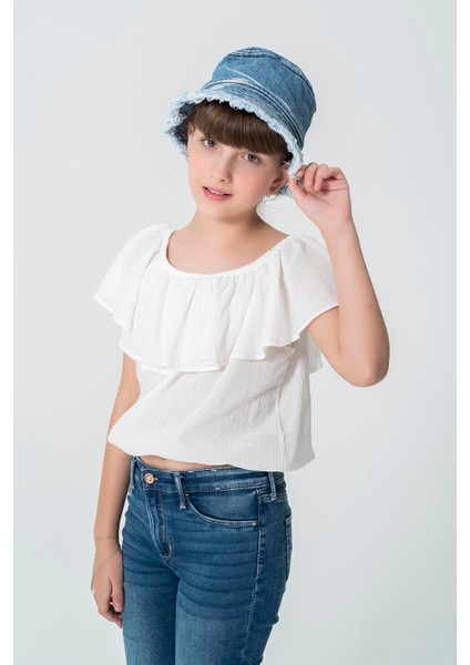 For You Kids Denim Şapka S27663