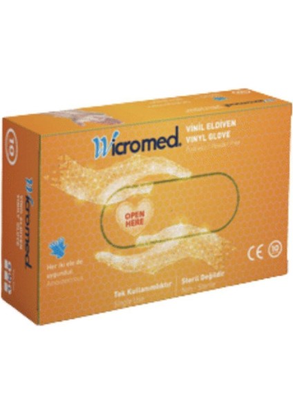 Vinil Eldiven Large 10'lu