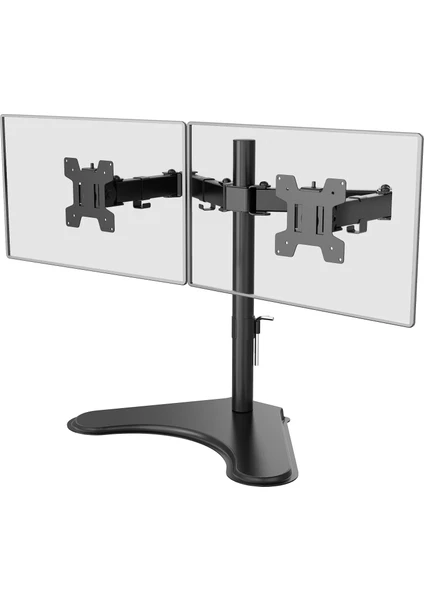 EF42 Steel Design 2-8 kg Çift Kol Asansörlü 13"-27" Desktop Monitör Standı