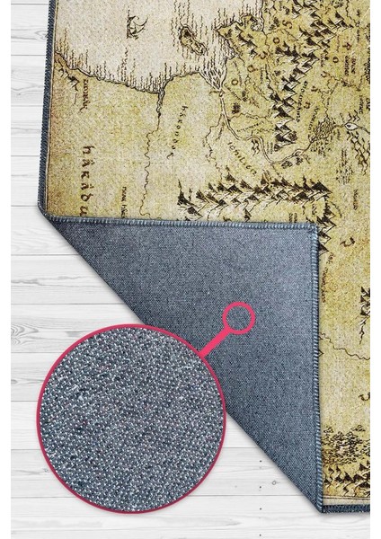 Orta Dünya Dokuma Tabanlı Yıkanabilir Kaymaz Yüzüklerin Efendisi Film Halısı modelleri