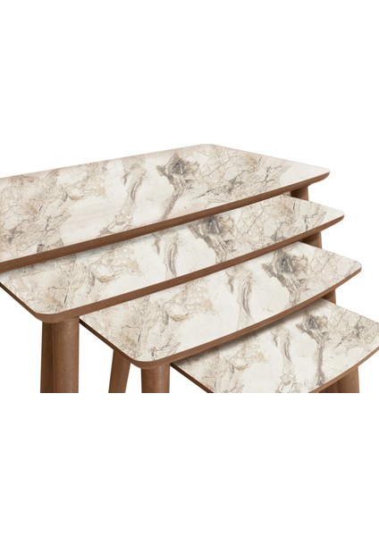 4'lü Rüya Mdf Zigon Sehpa