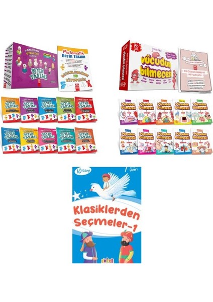 En Güzel 2. ve 3. Sınıf Hikayeler Beyin Takımı + Vücudun Bilmecesi ve Klasiklerden Seçmeler