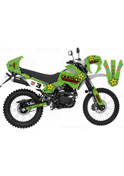 Mondial X-Treme Max 150 Rockstar Sticker Set