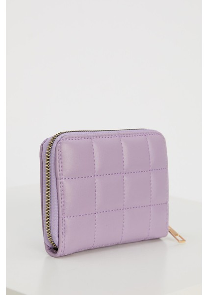 Kadın Dikiş Desenli Suni Deri Cüzdan Şık Tasarım ve Kartlık Bölmeli 3x12x10 cm modelleri