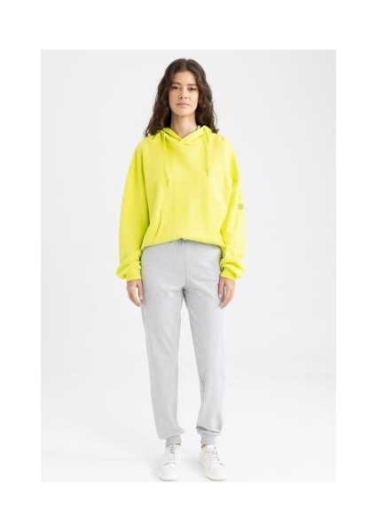 Regular Fit Basic Geri Dönüşümlü Jogger Eşofman Altı W9373AZ22SP
