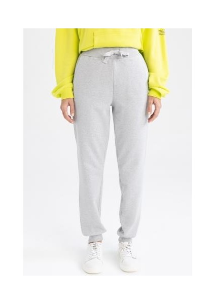 Regular Fit Basic Geri Dönüşümlü Jogger Eşofman Altı W9373AZ22SP