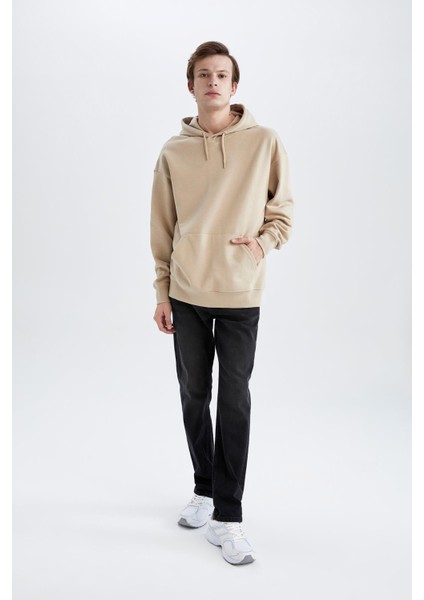 Oversize Fit Kapüşonlu Sweatshirt X8287AZ22AU