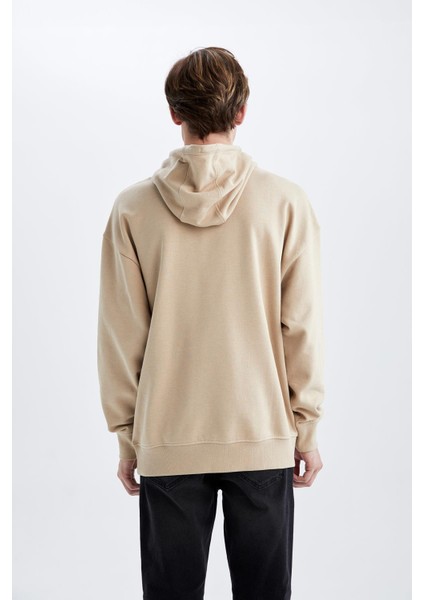 Oversize Fit Kapüşonlu Sweatshirt X8287AZ22AU