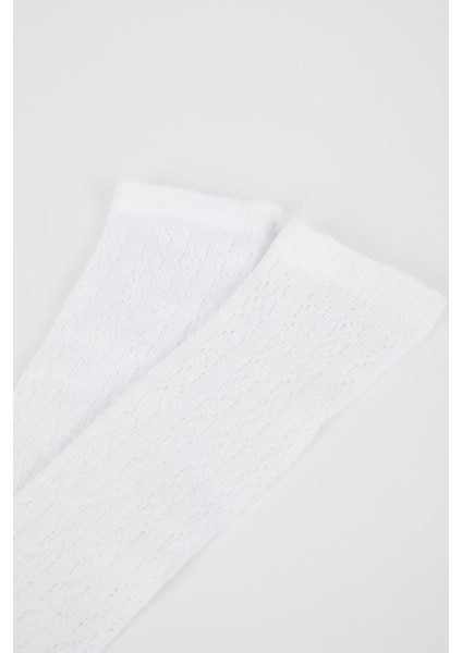 Kız Çocuk Pamuklu Uzun Çorap X1903A6NS fırsatları