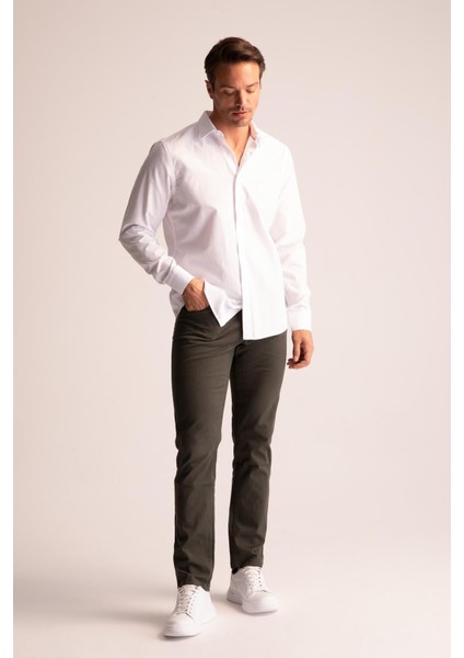 Regular Fit Chino Kanvas Pantolon U6627AZ22AU fiyatları