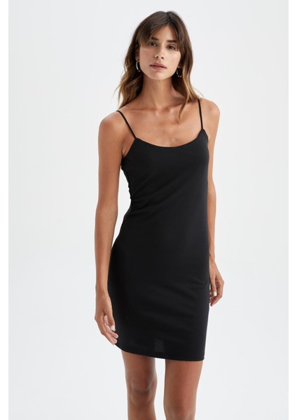 Bodycon Ip Askılı ELBISE Y8419AZ22HS fırsatları