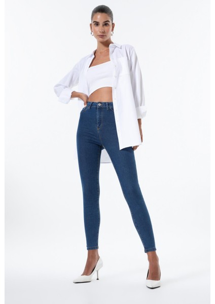 Super Skinny Jegging Fit Yüksek Bel Jean Pantolon Y7204AZ22AU fiyatları