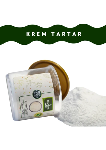 Modern Aktar Doğal Krem Tartar Toz 150 gr