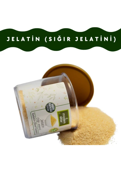 Modern Aktar Doğal Toz Sığır Jelatin 150 gr