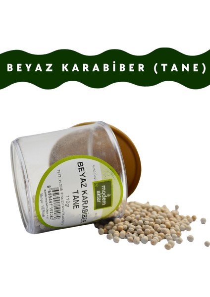 Doğal Beyaz Tane Karabiber 110 gr