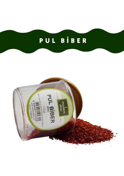 Modern Aktar Doğal Acı Pul Biber 120 gr