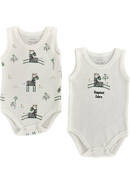 2'li Penye Bebek Askılı Body Zıbın Takım Zebra fiyatları