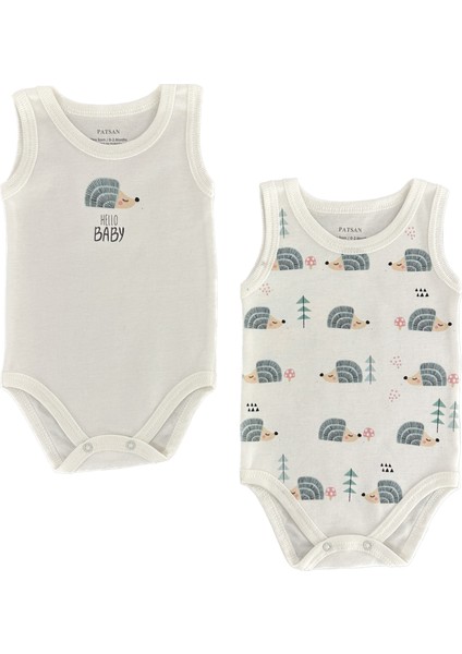 2'li Penye Bebek Askılı Body Zıbın Takım Kirpi modelleri