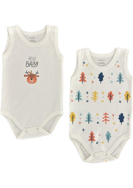 2'li Penye Bebek Askılı Body Zıbın Takım Çam Ağaçları fiyatları