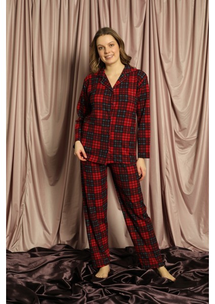 Işılay Kadın Düğmeli Pijama Takımı